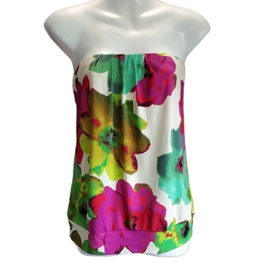 THE LIMITED vibrant strapless blouse S